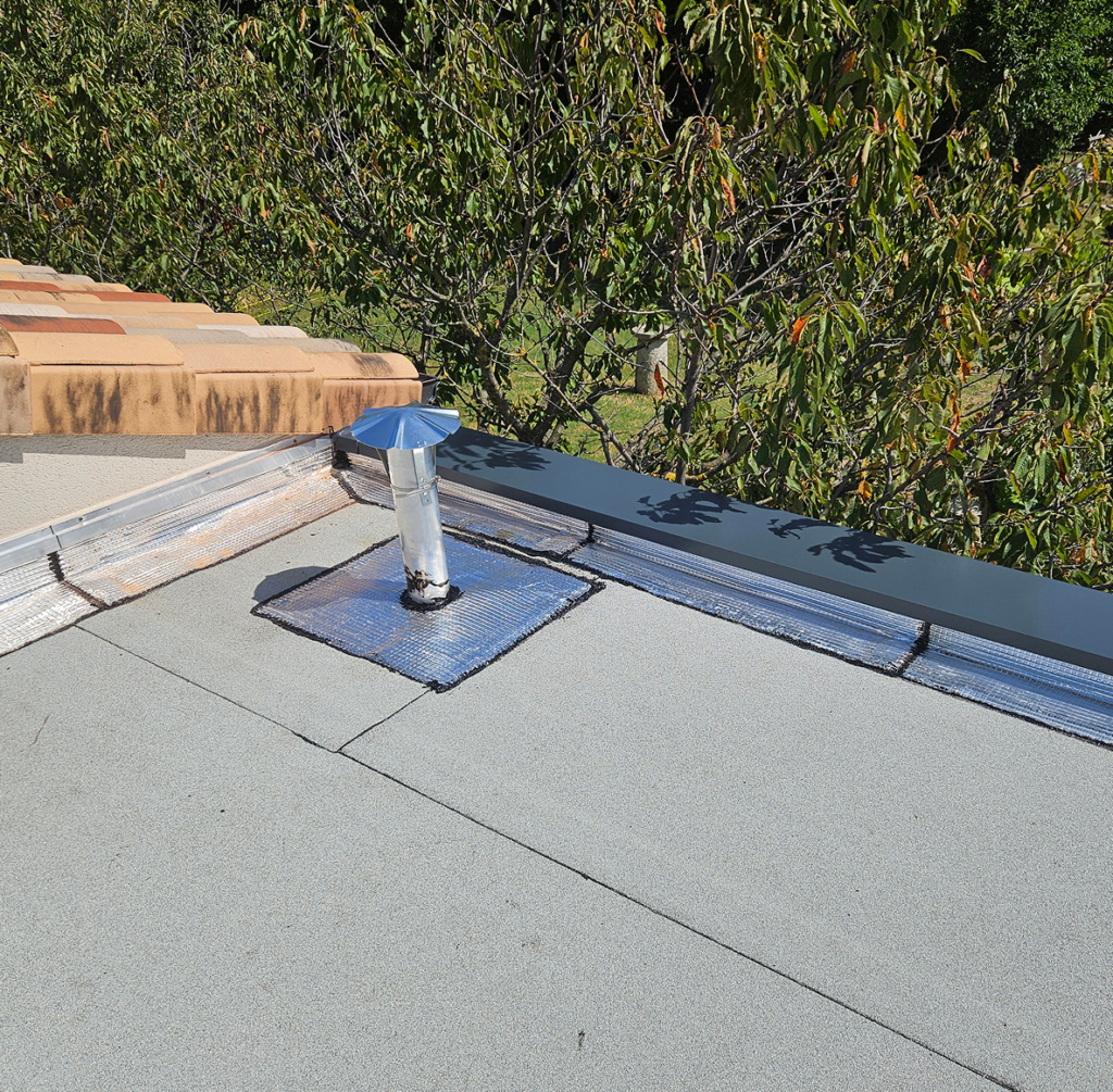 Pose de couvertines aluminium