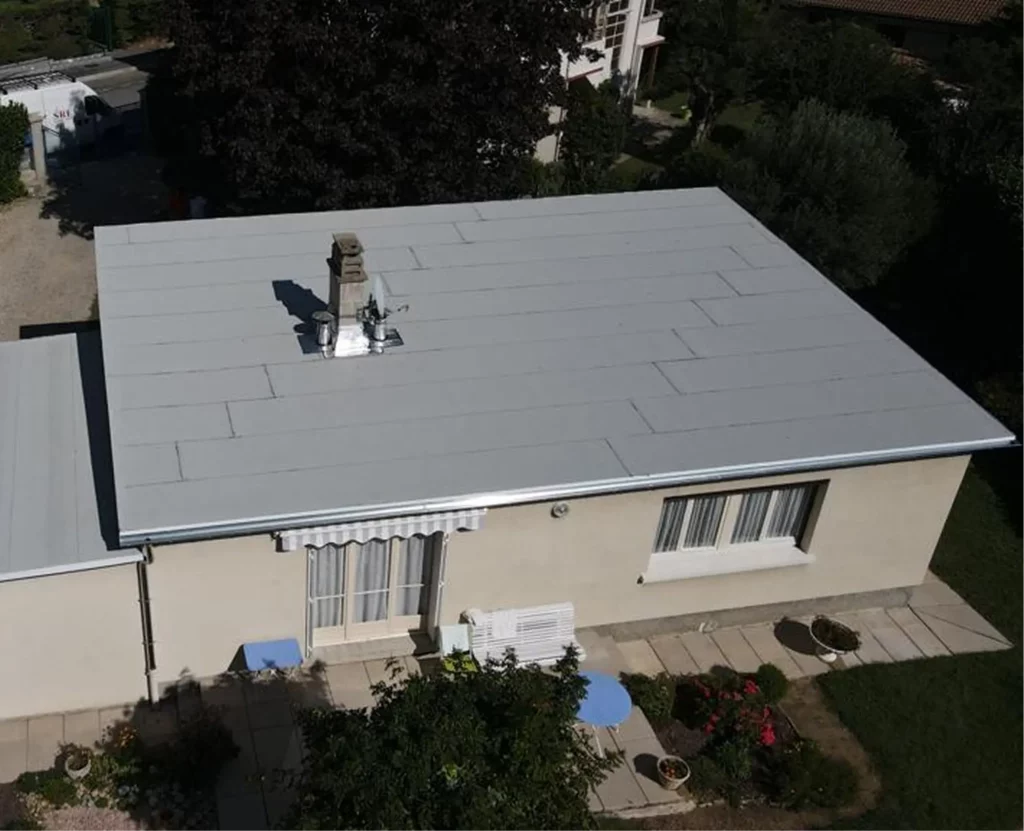 Réalisation toiture plate SRE Étanchéité